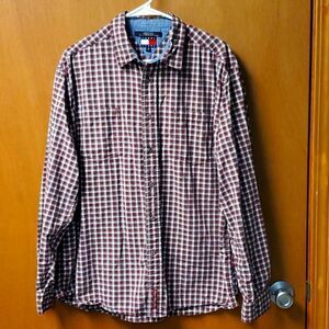 Tommy Hilfiger mens dress shirt, large